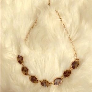 NWOT Leopard Acrylic Necklace from Sugarfix by Bau